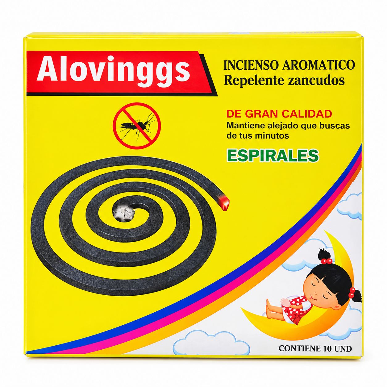 Incienso Aromatico Repelente en Espiral