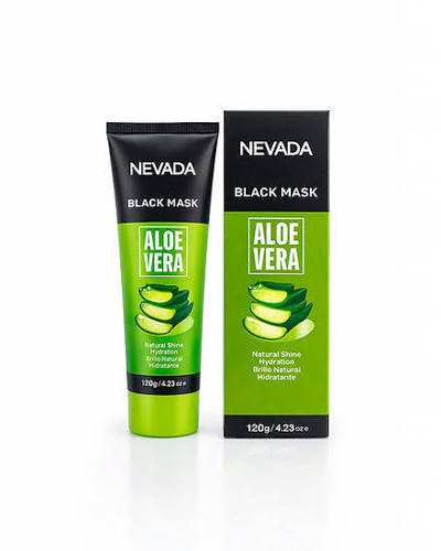 Mascarilla Hidroplástica Negra de Limpieza Profunda Aloe Vera