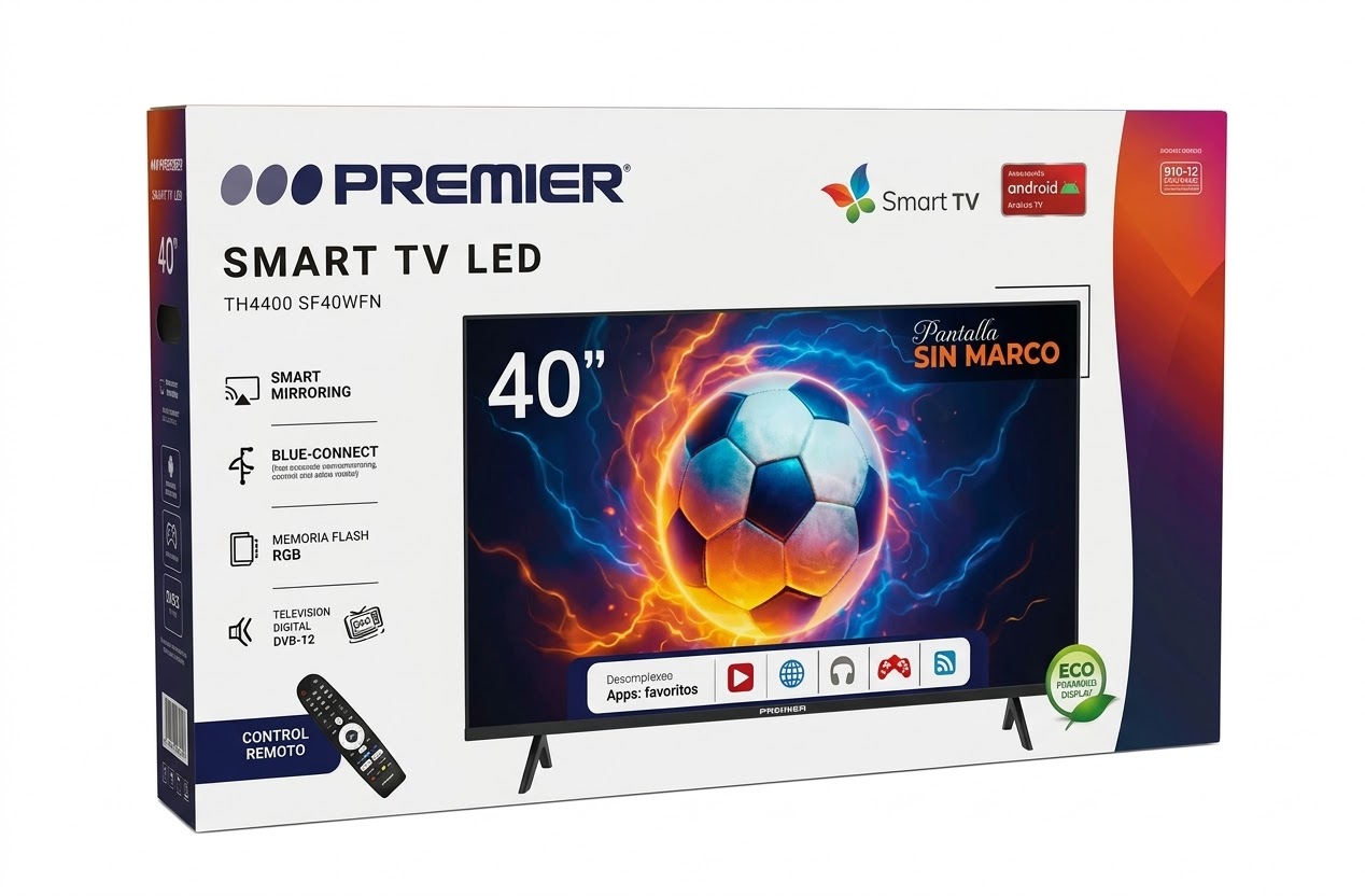 Smart TV LED 40 pulgadas PREMIER